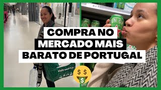 COMPRA NO MERCADO MAIS BARATO DE PORTUGAL (AUCHAN) 🇵🇹 MARÇO 2024! OLHA O QUE ACONTECEU