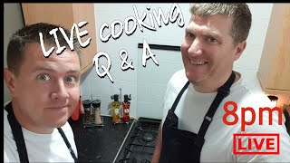 LIVE COOKING and Q&A with headchef Joe & blindman Wayne