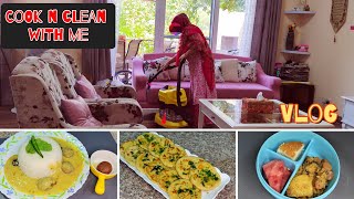 Indian Housewife Routines/cleaning motivation/quick cleaning /KULCHA, KADHI PAKODA/Tiffin ideas