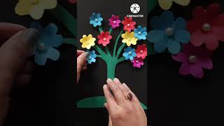 Unique paper wall hanging craft #shorts#viral#youtubeshorts #diy#papercraft