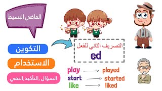 انجليزي 3 ثانوي الوحدة الاولى ❤ أفضل شرح علي اليوتيوب زمن الماضي البسيط | Past Simple Tense