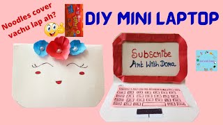 DIY mini laptop/ origami laptop / paper crafts/mini laptop-Navrathri series-6