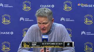 POSTGAME INTERVIEWS | Golden State Warriors loss to Memphis Grizzlies 116-107