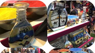 Dubai vlog famous sand art in naif market old souk