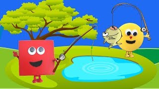 The shapes  | The Ickles | Ickles Go Fishing | Fish Fish videos for kids.