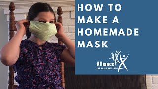 Tess Demonstrates How To Make A Homemade Mask