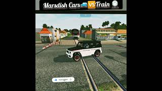 Marsdish Car 🚘🆚️Train 🚆#bussimulator #bussimulatorindonesia #bussid #ytshorts #viral#shorts #trendin