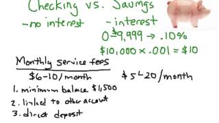 How to Personal Finance: Checking vs. Savings Account