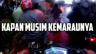 #vlog 77 - pulang kerja grimis-gerimisan | motovlog Bandung |