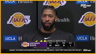 Anthony Davis (44 Pts): "I'm not afraid of nobody. Anybody that I go against."