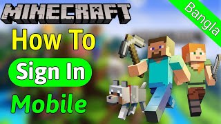 How to Sign In in Minecraft Android / How to Sign in Minecraft Android in Bangla / Minecraft