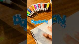 Drawing  Doremon 🩵 😍😍#painting #art #howtodraw #doremon