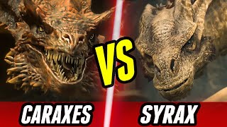 Caraxes vs Syrax- All Powers Explained House of The Dragon S01E02 Fight Scenes 4K60fps Battle