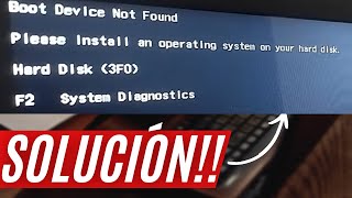 [SOLUCION] Error Hp laptop BOOT DEVICE NOT FOUND 2024 | Dispositivo de arranque no encontrado