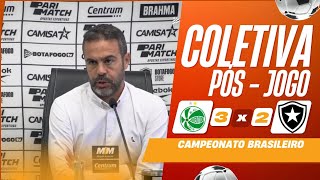 COLETIVA PÓS-JOGO | JUVENTUDE X BOTAFOGO | CAMPEONATO BRASILEIRO