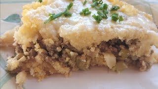 Pastel de sémola y carne!!!# pastel de sémola