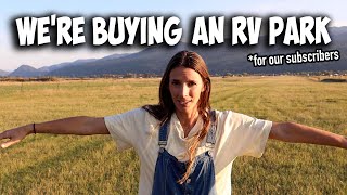 We could lose EVERYTHING | Buying an RV Park