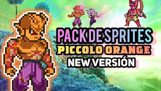 PACK DE SPRITES DE PICCOLO ORANGE DAMAGED/NEW VERSIÓN (CREADO POR MI)