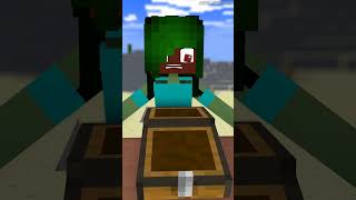 Mutant Zombie Girl - minecraft animation #shorts