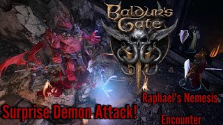 Baldur's Gate 3 - Surprise Demon Encounter! - Solo Dragonborn