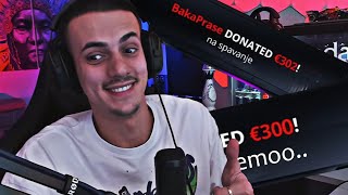 Trenutak Kada je BAKA PRASE Donirao Nugatu i Podržao Zadnje Sate 24H Live Stream-a!