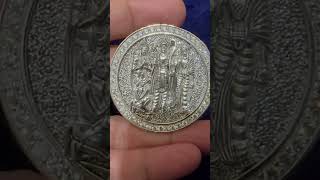 Sparkling Ramdar Silver Coin #silvercoins #silvercoin #ramnavami #ramdarbar #puja #hinduism #silver