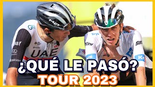 ¿Qué Le Pasó a POGACAR? ➤ TOUR DE FRANCIA 2023 🇫🇷