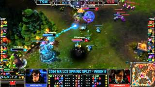 Doublelifts Vayne Sweet play (TSM vs. CLG)