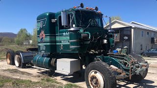 Abandoned Kenworth W900A in Moorefield, WV