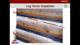 Log Home Inspection 2012