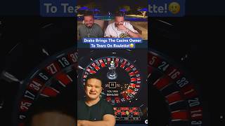 Drake Brings The Casino Owner To Tears On Roulette! #drake #roulette #casino #maxwin #tears #bigwin