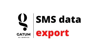 GATUM | SMS data export | Spanish subtitles