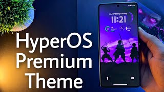 HyperOS Premium Theme For Any Xiaomi Devices | New Anime System Ui | #hyperos