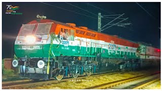 First Tricolour Locomotive of DLS Siliguri named as 'HEERAK' With Route Extended Darjeeling Mail