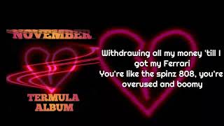 NOVEMBER - TERMULA (LYRICS)