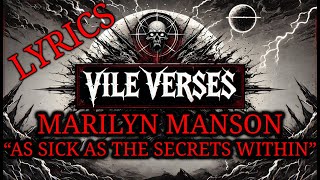 Marilyn Manson - As Sick as the Secrets Within (Lyrics) 2024