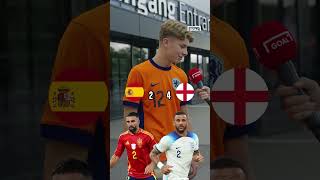 ENGLAND v SPAIN 🏆 EURO 2024 FINAL FAN CHALLENGE #shorts