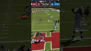 Remember CB Gronk?       #madden24 #maddenclip #gronk #gronkcatch #cornerback