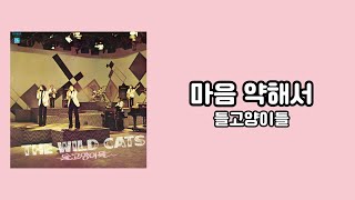 [가사비디오 / Lyric Video] 들고양이들 - 마음 약해서