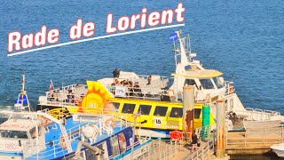 Bateaux dans la rade de Lorient ; Cargo  Port de Commerce ; Quai ; Morbihan ; Bretagne Sud ; France