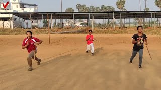 Silambam just 3 months training for this Girls | Wonderful Performance