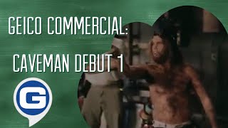 GEICO Commercial - Caveman Debut 1 🧔🏽‍♀️🎤 (2004)