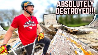 Full Send On DESTROYED BMX RAMP!! Daddy-Vision 2024 Pt 5