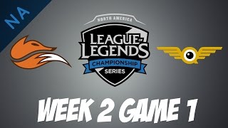 Echo Fox vs FlyQuest | Game 1 | HIGHLIGHTS | NA LCS W2D3 2017 Spring split