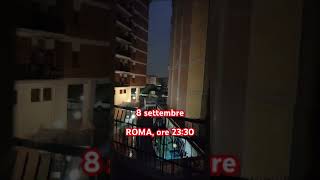 SPETTACOLARE TEMPORALE SU ROMA #previsionideltempo 8 Settembre 2024