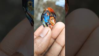 Painting On Tiny leaf   #shorts #trending #viral #painting