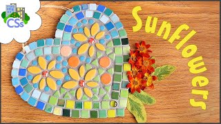 Indoor Mosaic Project: Summer Sunflowers Wall Hanging