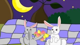 Au clair de la lune, trois petits lapins