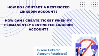 How do I contact LinkedIn if I can't log in? Temporary restriction or permanent restriction