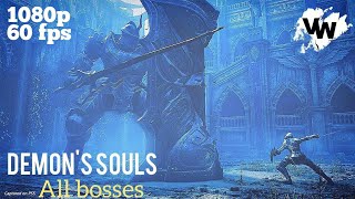 Demon's Souls Remake - All bosses PS5 |60 fps 1080p60